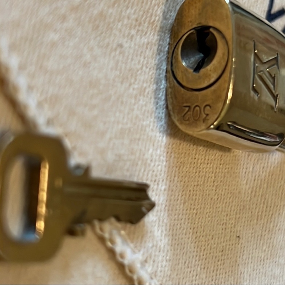 505. Authentic Louis Vuitton Lock & Key No Specif… - image 3